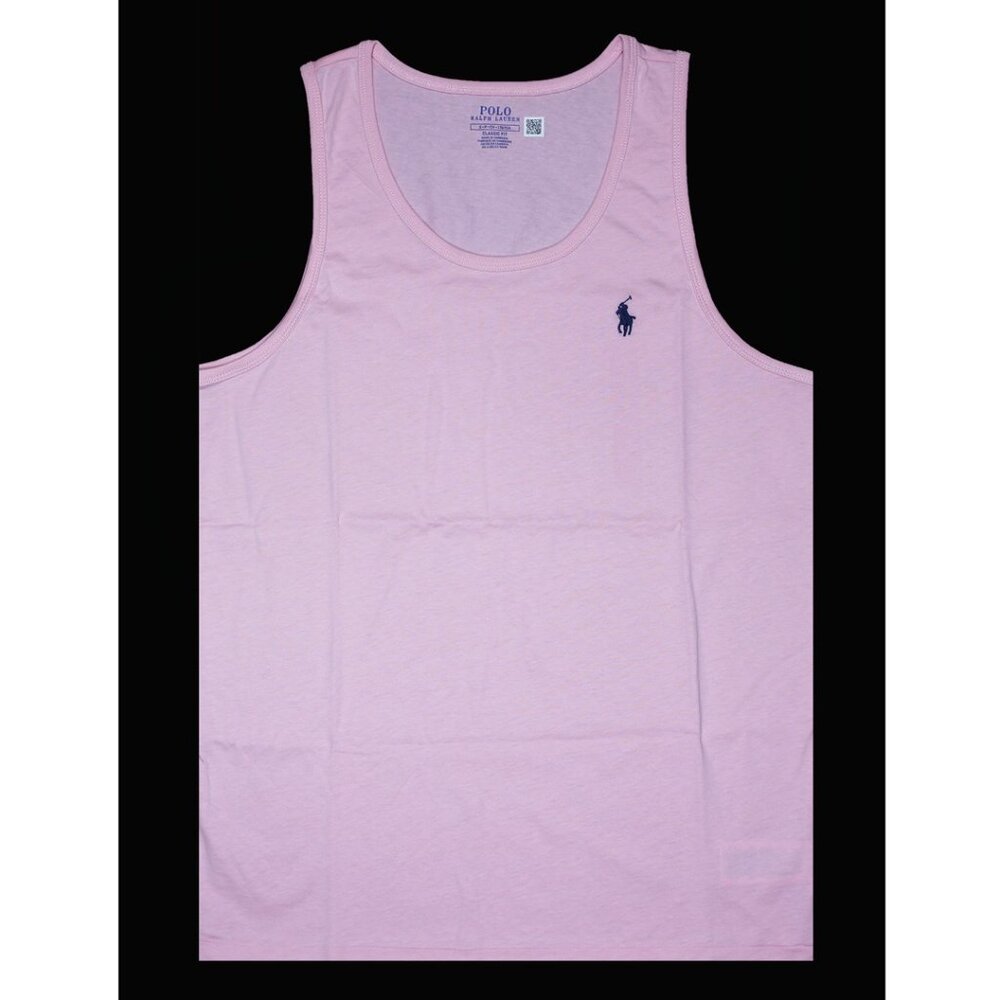 NWT Polo Ralph Lauren Men’s Classic Fit Tank Top Pink – Size S, M, L, XL, XXL